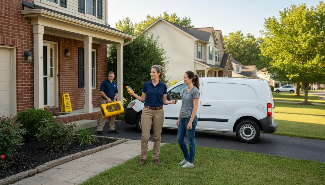 Water restoration image for Water Damage & Restoration Services in Henagar, AL